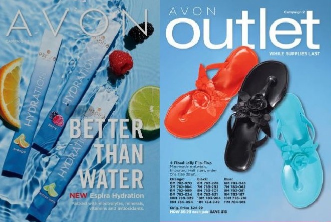 Avon brochures